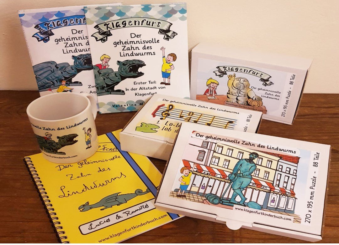 Set Premium: Teil 1 + Teil 2 +Tasse + Notizbuch + 3 Puzzle