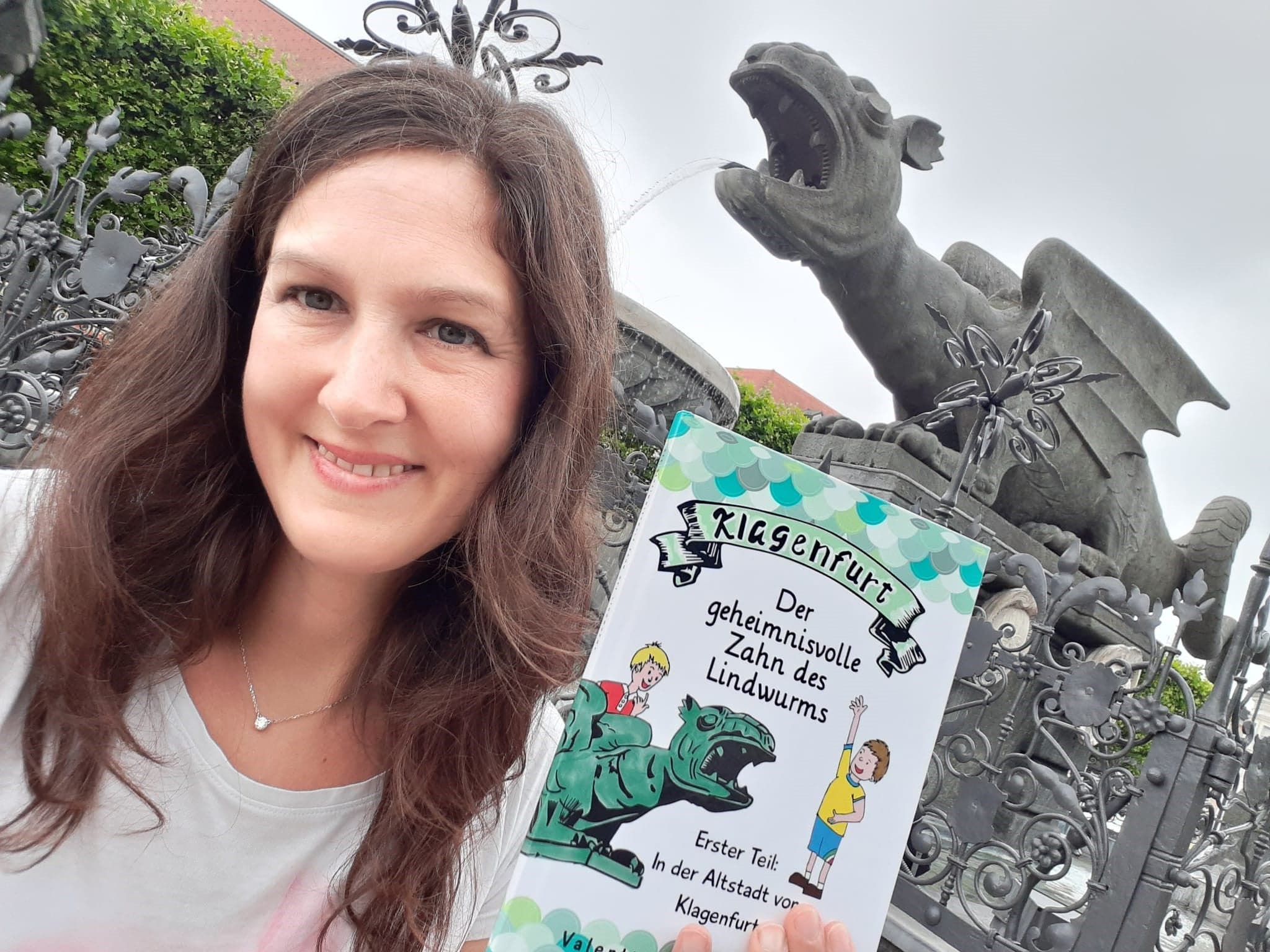Valentina mit dem Lindwurm in Klagenfurt